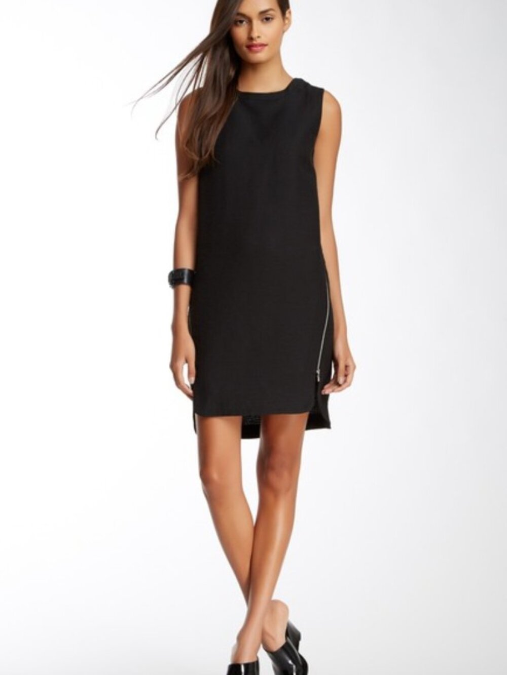 Robert Rodriguez Black Textured Sleeveless Dress – Size 4 NWT